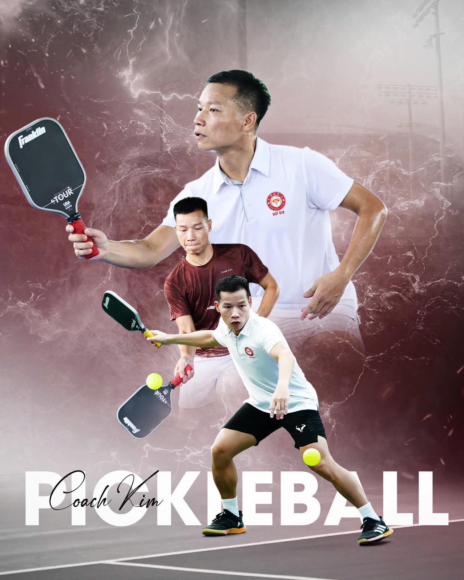 Coach Kim trên sân pickleball